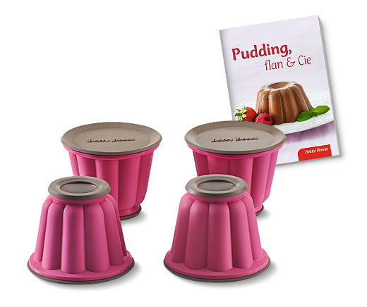 Moules à pudding thermorésistants – 4 pièces