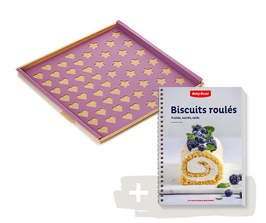 Biscuits roulés, livre + tapis à roulade – combo